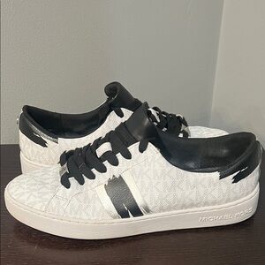 Michael Kors White and Black  Sneakers